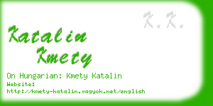 katalin kmety business card